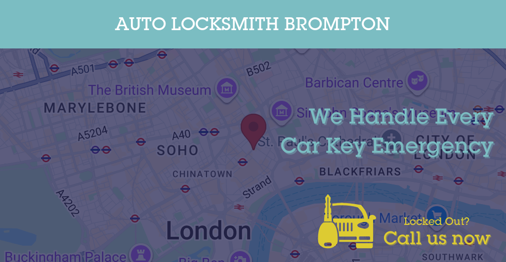 Auto Locksmith Services in Brompton - SW postcode
