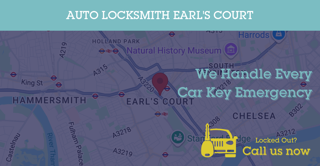 Auto Locksmith Services in Earl's Court - SW postcode