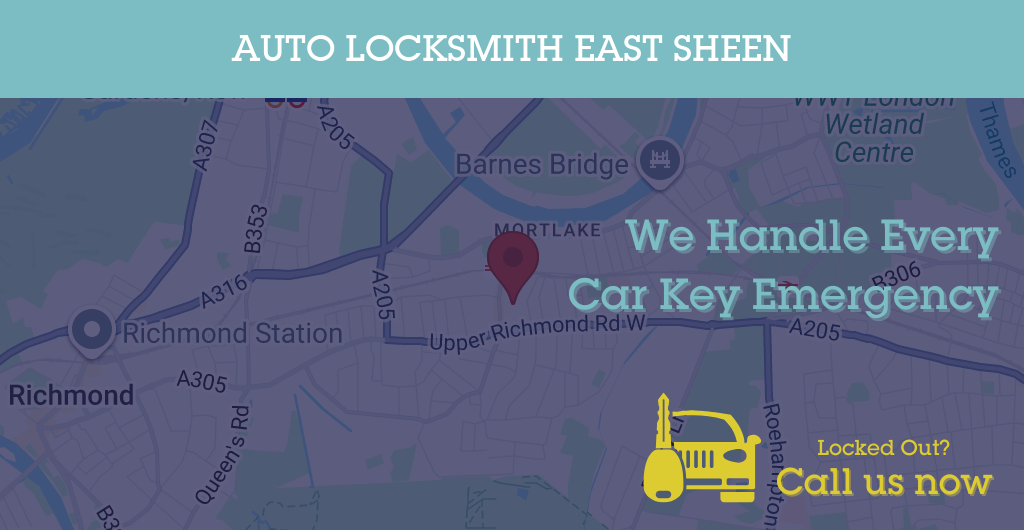 Auto Locksmith Services in East Sheen - SW postcode