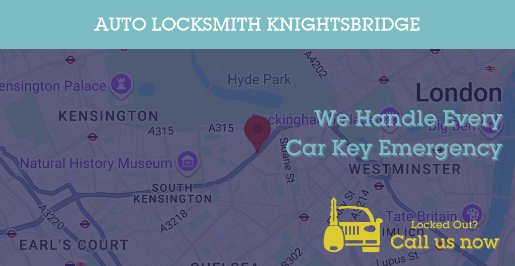 Auto Locksmith Services in Knightsbridge - SW postcode