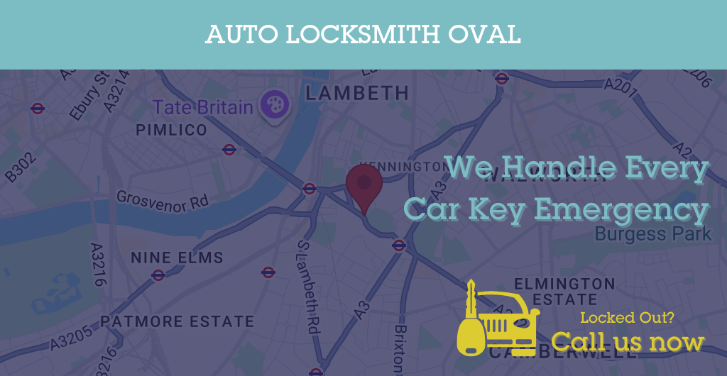 Auto Locksmith Services in Oval - SW postcode