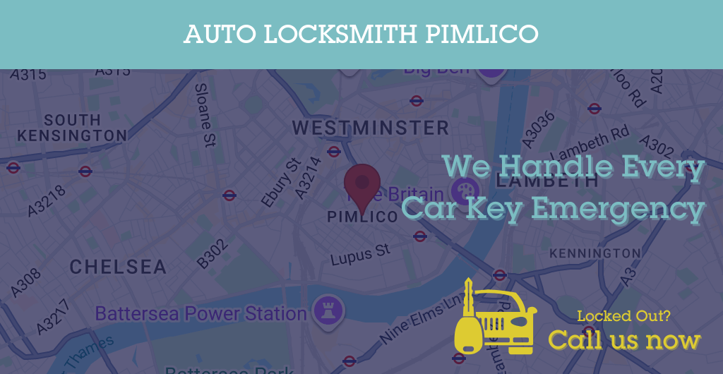 Auto Locksmith Services in Pimlico - SW postcode