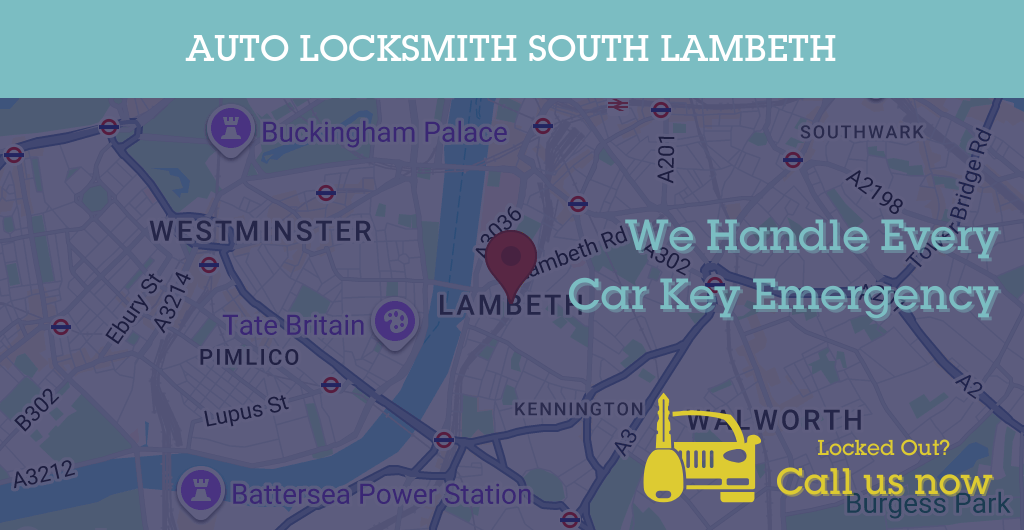 Auto Locksmith Services in South Lambeth - SW postcode