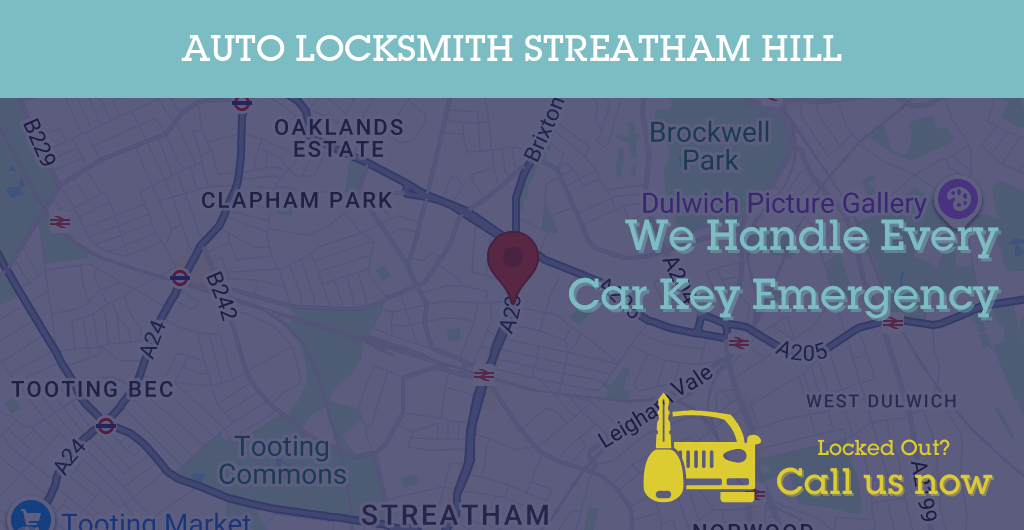 Auto Locksmith Services in Streatham Hill - SW postcode
