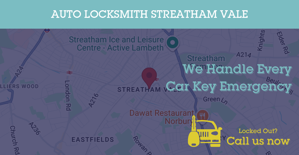 Auto Locksmith Services in Streatham Vale - SW postcode