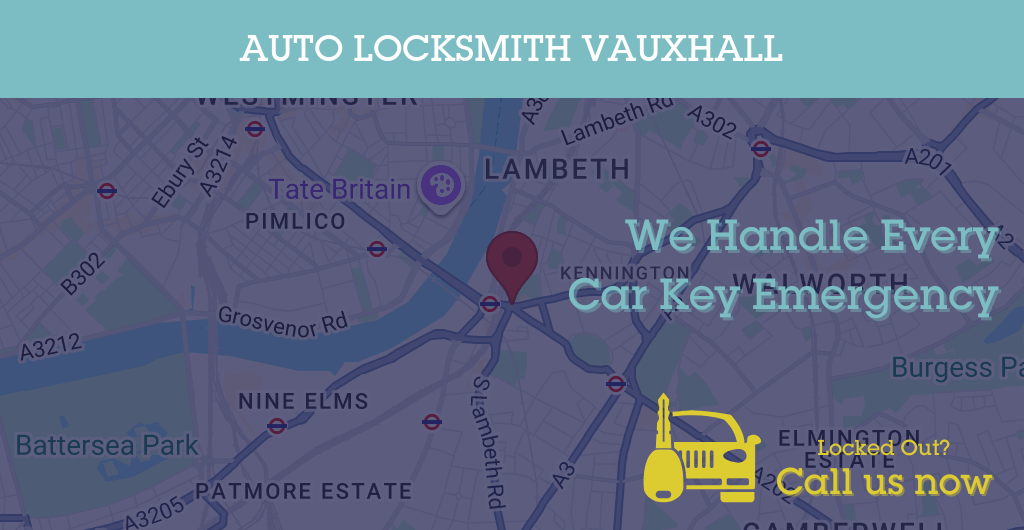 Auto Locksmith Services in Vauxhall - SW postcode