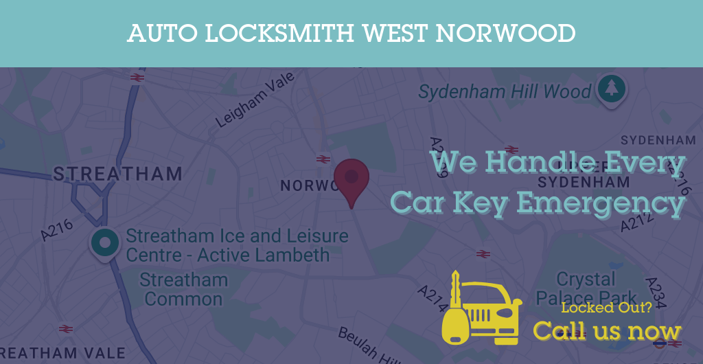 Auto Locksmith Services in West Norwood - SW postcode